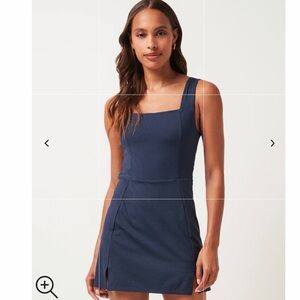 !NWT! Travis Mathew Moveknit Sleeveless Skort Dress in Heather Navy- in wrapper!